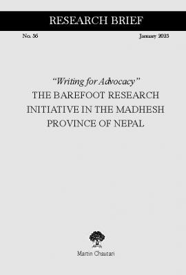 “Writing for Advocacy”: The Barefoot Research Initiative in the Madhesh Province of Nepal